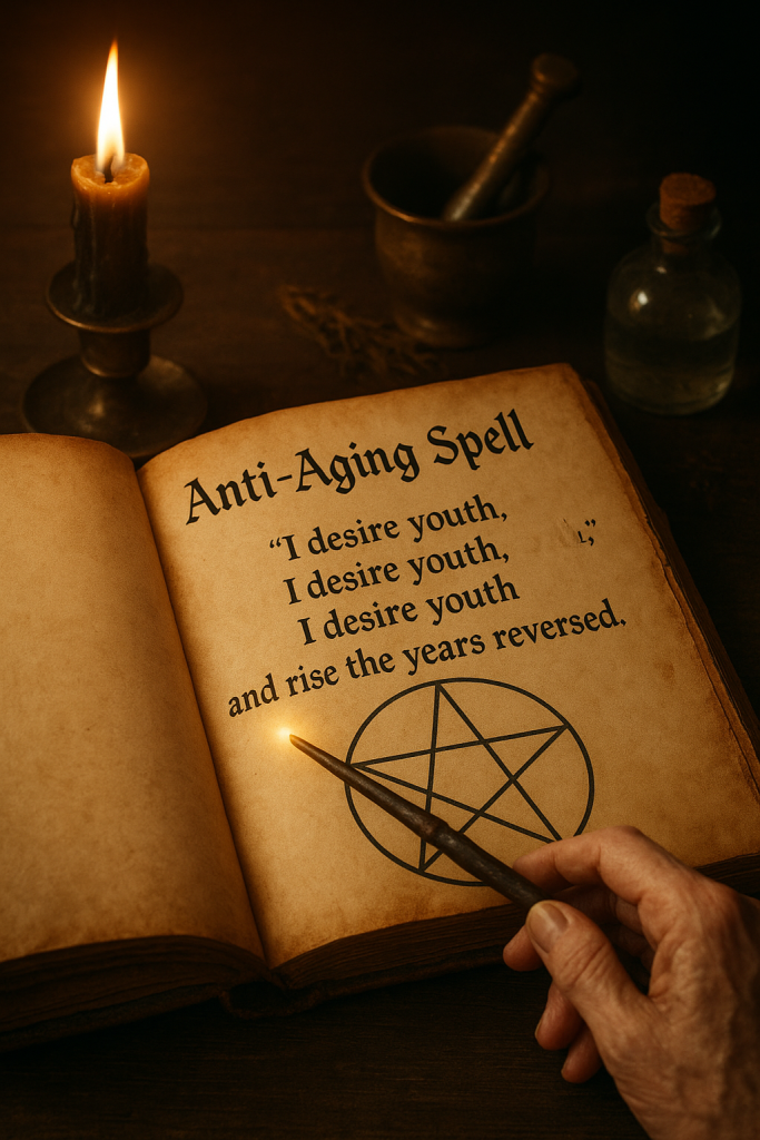 The Anti Aging Magic spell to stay younger forever